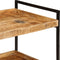 vidaXL - Keukentrolley - 80x55x70 - cm - massief - ruw - mangohout