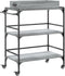 vidaXL - Keukentrolley - 81,5x41x92,5 - cm - bewerkt - hout - grijs - sonoma - eiken