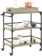 vidaXL - Keukentrolley - 81,5x41x92,5 - cm - bewerkt - hout - sonoma - eikenkleurig