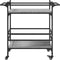 vidaXL - Keukentrolley - 82x40x78,5 - cm - bewerkt - hout - grijs - sonoma - eiken