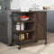vidaXL - Keukentrolley - 87,5x38,5x84,5 - cm - bewerkt - hout - bruin - eikenkleurig