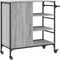 vidaXL - Keukentrolley - 87,5x38,5x84,5 - cm - bewerkt - hout - grijs - sonoma - eiken
