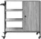 vidaXL - Keukentrolley - 87,5x38,5x84,5 - cm - bewerkt - hout - grijs - sonoma - eiken