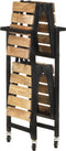 vidaXL - Keukentrolley - 87x36x81 - cm - massief - mangohout