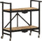 vidaXL - Keukentrolley - 87x36x81 - cm - massief - mangohout