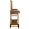 vidaXL - Keukentrolley - 92x43,5x141,5 - cm - massief - acaciahout