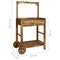 vidaXL - Keukentrolley - 92x43,5x141,5 - cm - massief - acaciahout