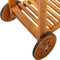 vidaXL - Keukentrolley - 92x43,5x141,5 - cm - massief - acaciahout