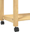 vidaXL - Keukentrolley - MONZA - 60x40x90 - cm - massief - grenenhout