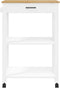 vidaXL - Keukentrolley - MONZA - 60x40x90 - cm - massief - grenenhout
