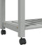vidaXL - Keukentrolley - MONZA - 60x40x90 - cm - massief - grenenhout
