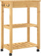 vidaXL - Keukentrolley - MONZA - 60x40x90 - cm - massief - grenenhout
