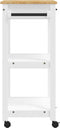 vidaXL - Keukentrolley - MONZA - 60x40x90 - cm - massief - grenenhout