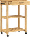 vidaXL - Keukentrolley - MONZA - 60x40x90 - cm - massief - grenenhout