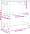 vidaXL - Keukentrolley - MONZA - 84x40x90 - cm - massief - grenenhout