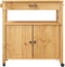 vidaXL - Keukentrolley - MONZA - 84x40x90 - cm - massief - grenenhout