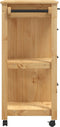 vidaXL - Keukentrolley - MONZA - 84x40x90 - cm - massief - grenenhout