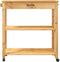 vidaXL - Keukentrolley - MONZA - 84x40x90 - cm - massief - grenenhout