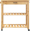 vidaXL - Keukentrolley - MONZA - 84x40x90 - cm - massief - grenenhout