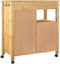 vidaXL - Keukentrolley - MONZA - 84x40x90 - cm - massief - grenenhout