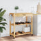 vidaXL - Keukentrolley - MONZA - 84x40x90 - cm - massief - grenenhout