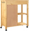 vidaXL - Keukentrolley - MONZA - 84x40x90 - cm - massief - grenenhout