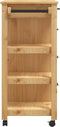 vidaXL - Keukentrolley - MONZA - 84x40x90 - cm - massief - grenenhout