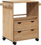 vidaXL - Keukentrolley - OTTA - 59x45x80 - cm - massief - grenenhout