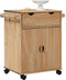 vidaXL - Keukentrolley - OTTA - 59x45x80 - cm - massief - grenenhout