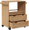 vidaXL - Keukentrolley - OTTA - 59x45x80 - cm - massief - grenenhout