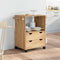 vidaXL - Keukentrolley - OTTA - 59x45x80 - cm - massief - grenenhout