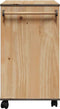 vidaXL - Keukentrolley - OTTA - 59x45x80 - cm - massief - grenenhout