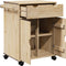 vidaXL - Keukentrolley - OTTA - 59x45x80 - cm - massief - grenenhout