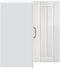 vidaXL - Keukenwandhoekkast - Lucca - bewerkt - hout - hoogglans - wit