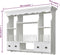 vidaXL - Keukenwandkast - hout - wit