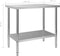 vidaXL - Keukenwerktafel - 100x60x85 - cm - roestvrij - staal