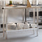 vidaXL - Keukenwerktafel - 110x30x85 - cm - roestvrij - staal