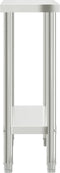 vidaXL - Keukenwerktafel - 110x30x85 - cm - roestvrij - staal