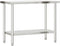 vidaXL - Keukenwerktafel - 110x55x85 - cm - roestvrij - staal