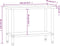 vidaXL - Keukenwerktafel - 110x55x85 - cm - roestvrij - staal