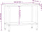 vidaXL - Keukenwerktafel - 110x55x85 - cm - roestvrij - staal