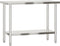 vidaXL - Keukenwerktafel - 110x55x85 - cm - roestvrij - staal