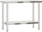 vidaXL - Keukenwerktafel - 110x55x85 - cm - roestvrij - staal