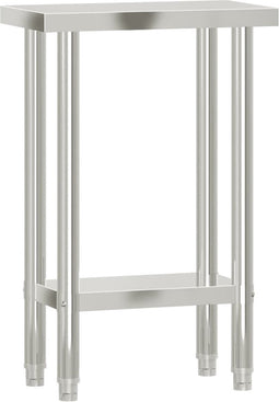 vidaXL - Keukenwerktafel - 55x30x85 - cm - roestvrij - staal