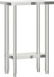 vidaXL - Keukenwerktafel - 55x30x85 - cm - roestvrij - staal
