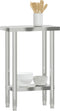 vidaXL - Keukenwerktafel - 55x30x85 - cm - roestvrij - staal
