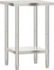 vidaXL - Keukenwerktafel - 55x55x85 - cm - roestvrij - staal