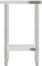 vidaXL - Keukenwerktafel - 55x55x85 - cm - roestvrij - staal