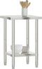 vidaXL - Keukenwerktafel - 55x55x85 - cm - roestvrij - staal
