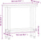 vidaXL - Keukenwerktafel - 82,5x30x85 - cm - roestvrij - staal